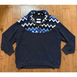 Aerie  cozy Sherpa chevron oversized pullover size M Photo 5