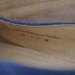 Jack Rogers  Rebecca Blue Suede Gold Embellished Flats Size 7M Photo 1