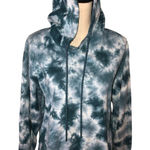 Athleta Cropped Hoodie Size 1X Plus Teal Blue Green Kangaroo Pocket Sporty Spice Photo 0