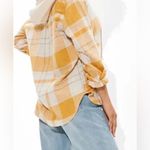 American Eagle  button up plaid flannel with hood size XL Photo 1