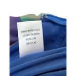 Luxxel Vici Rainbow Tulle Lined Halter Crisscross V Neck Maxi Dress Size Small Photo 7