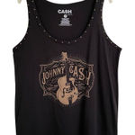 Torrid  CASH Johnny Cash studded tank top women’s 1X black NEW Photo 0