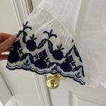 Simplee Apparel Simplee White and Navy Romper Photo 3