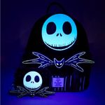 Disney  NBC Jack Skellington Glow-in-the-Dark Small Zip Wallet Photo 1