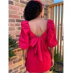 Free People Womens New x Mare Mare Bella Puff Sleeve Dress Photo 1