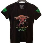 We the People | Black Short Sleeve Graphic American Made Size Small Halloween Photo 0