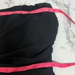 City Chic  serene chiffon black strapless maxi dress Sz 16 Photo 3