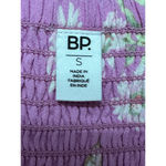 BP Floral Crop Tank Top Spaghetti Strap Ruched Straight Neck Pink Women's S NWOT Photo 7