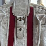 Marc by Marc Jacobs  Patent Leather Red & White Bowling Tote Bag Photo 5