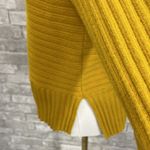 Anthropologie Moth Golden Ribbed Cowl Neck Sweater Photo 2