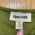 Open Edit  Olive Color Bodysuit - Size Small Photo 3