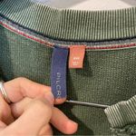 Anthropologie Pilcro Green Split Neck Top Photo 6