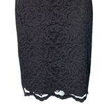 Cache  Black Stretch Lace Skirt New Body Shaping Lining Scallop Bottom $108 NWT Photo 2