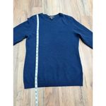 Cashmere Charter Club Luxury Navy Blue Crewneck Sweater Size M Photo 4