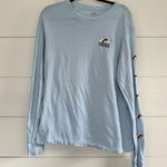 Vans  Women’s Large Blue Unicorn Longsleeve Tee Photo 0