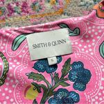 Smith & Quinn Lane Pink Floral Short Sleeves Tie Waist Maxi Dress Women’s Small Photo 7