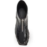 Katy Perry  Combat Boot Square DAARLING Wrinkle Black Leather Front Zip Black 5.5 Photo 1