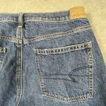 American Eagle  Low Rise Baggy‎ Wide Leg Jeans Women's 16 Short Distressed Photo 3