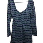 ZARA metallic green purple cutout dress blogger favorite Size M Photo 3