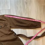 Current Air NWT  Black and Brown Houndstooth Utility Shirt Belted Jacket, Small Photo 8