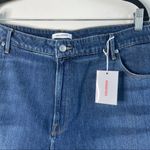 Good American cut off denim shorts blue 464 sz 24 Photo 6