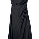 Hello Molly New  Dress Womens Medium Black Maxi Evening Formal Elegant Prom Sexy Photo 0