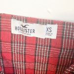 Hollister Size XS Red Plaid Button Front Tank Mini Dress Y2K Photo 2