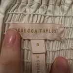 Rebecca Taylor  Pinstriped Tie-Detail Dress Photo 6