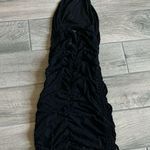 White Fox Boutique White fox black ribbed cinched dress Photo 4