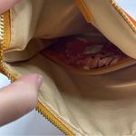 Rachel Pally  Reversible Orange & Yellow Floral Clutch Handbag Foldover Purse Photo 5