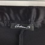 Arden B  Black Satin High Rise Waist Pants 4 Photo 6