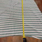 Matilda Jane  Green & White Striped Short Sleeve T-Shirt Dress Flowy Large Photo 6