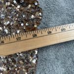 White House | Black Market White House Black‎ Market Dress Womens M Gold Sequin Sparkle Holiday Party Photo 10