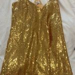 Showpo  Gold Sequin Dress Mini Photo 0