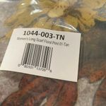 Brown Floral Shawl Satin Scarf Photo 1