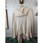 Free People  Women's Oversized Ivory Doily Cardigan Jacket  - Size - Small Photo 2