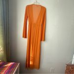 Camila Coelho Nikki Orange Sheer Coverup Robe M Photo 7