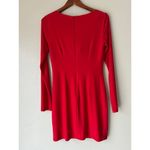 Siena Red Cowl Neck Dress Size Medium Photo 7