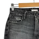 Good American  Good Mom Jeans High Waist in Black226 Size 2/26 Distressed Photo 4