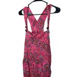 Sacred Threads  Pink Paisley Wide Leg Jumpsuit Overalls Women's L/XL Photo 1