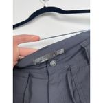 prAna ‎ Women's Tie Waist Shorts Gray Sz 6 Photo 3