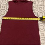 Old Navy collection red sweater tank top turtleneck mock neck WOOL blend M Photo 5