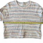 Madewell Bubble-Sleeve Crop Top in Rainbow Stripe XL Photo 5