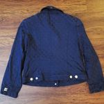 St. John Vintage  Iconic Navy Blue Gold Button Preppy Chic Quiet Lux Size Medium Photo 4