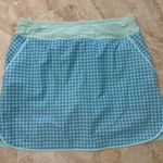 Lands' End  gingham athletic skort skirt tennis golf athleisure pickleball Photo 0