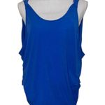 prAna  scoop neck tank top size Large; cobalt blue Photo 0
