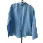 Eleven Stitch Light Blue Women's Long Sleeve Blouse, Size M Size M Photo 1