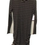 Abound  Multicolor Raincheck Long Sleeve Side Tie Bodycon Mini Dress Size Medium Photo 0