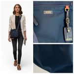 TUMI Voyageur Capri Crossbody Shoulder Bag, Navy Nylon & Gold Hardware Blue Photo 15