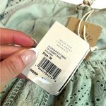 Faherty New  Valencia Eyelet Organic Cotton Dress Desert Sage Green Size Medium Photo 7